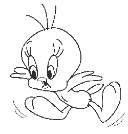 Coloring Pages Print on Tweety Bird 2 Coloring Page