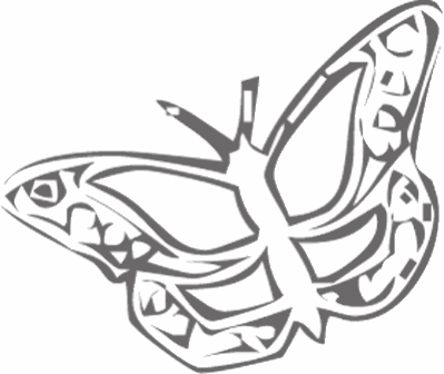 Butterfly Coloring Sheets on Butterfly 2 Coloring Page