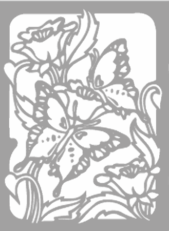 Butterfly Coloring Sheets on Butterfly And Flowers Coloring Page