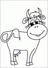 Nice cow coloring page