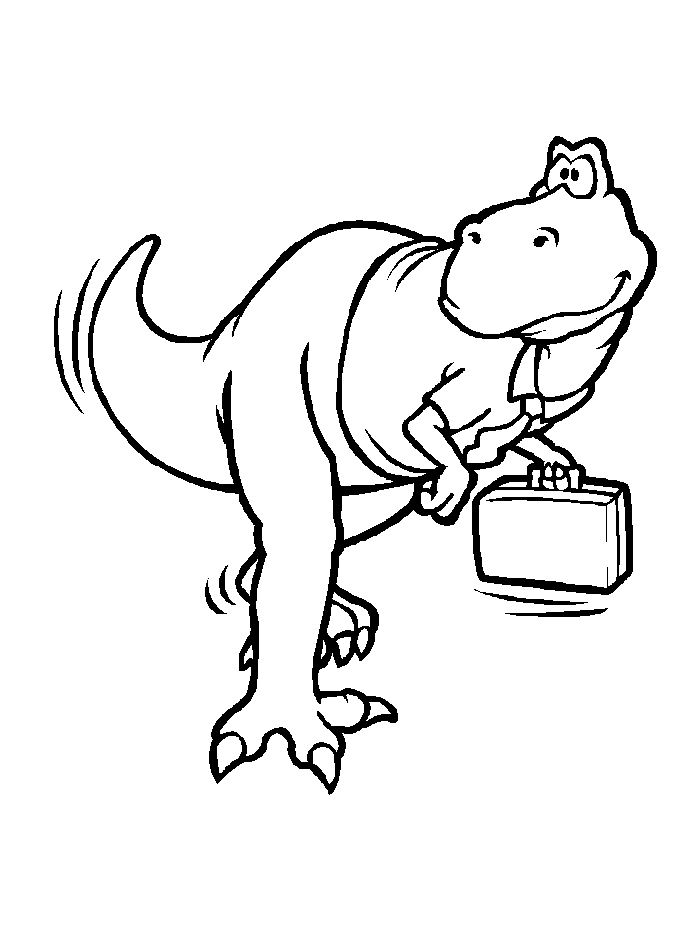Dinosaur 3 coloring page