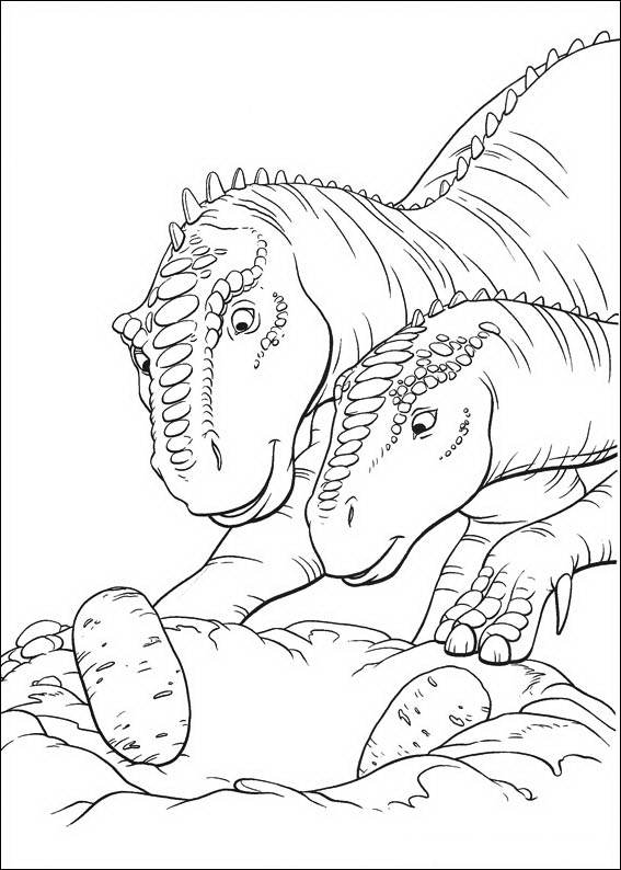 Dinosaur egg 2 coloring page