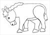Donkey 2 coloring page