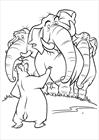 Elephants coloring page