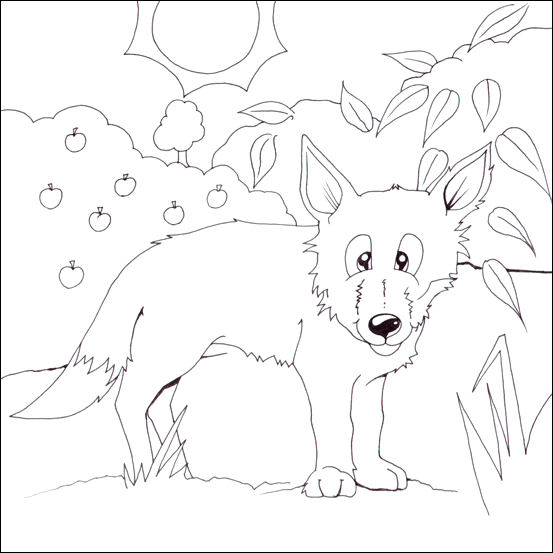 sanrio coloring pages. coloring pages fox 7