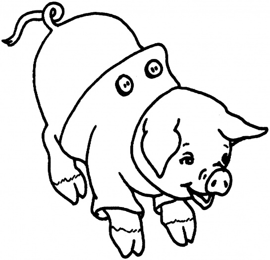 Pig 5 coloring page