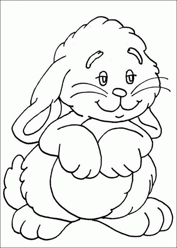 rabbit coloring book pages - photo #31