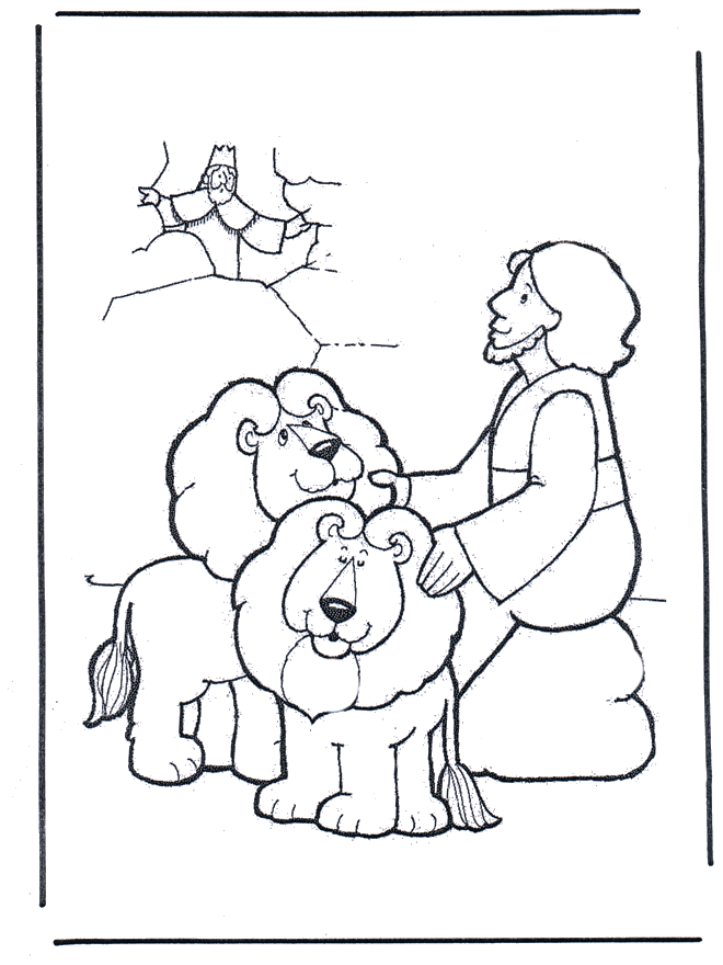 daniel in the bible coloring pages - photo #7