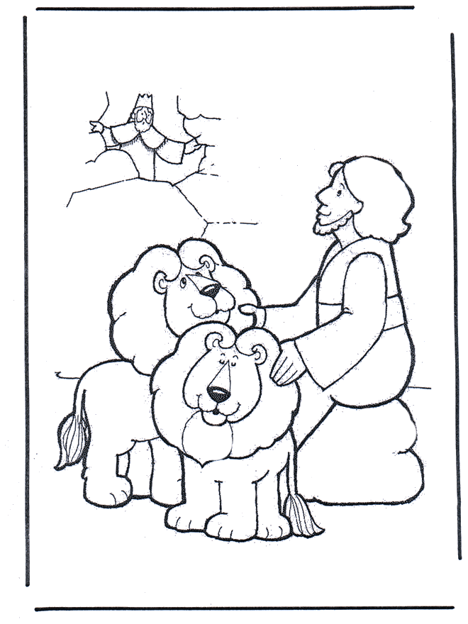 Daniel 1 coloring page