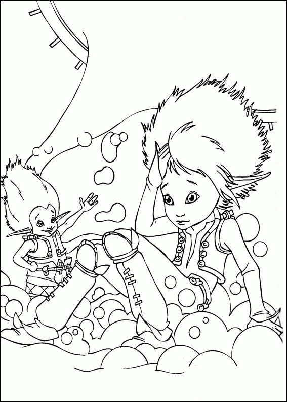 Arthur and the invisibles 2 coloring page