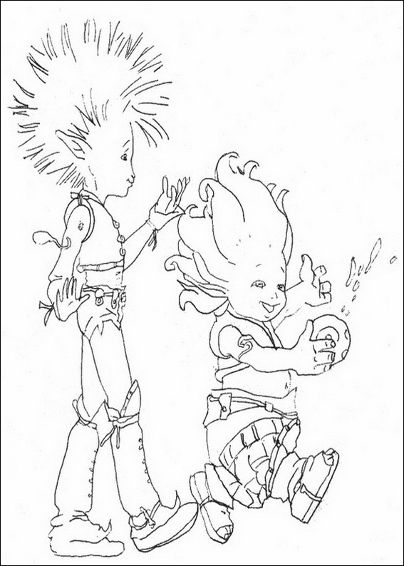 Arthur and the invisibles 4 coloring page