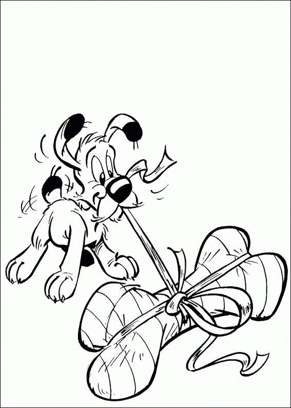 Asterix Dogmatix coloring page