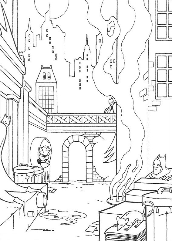 Batman 004 coloring page