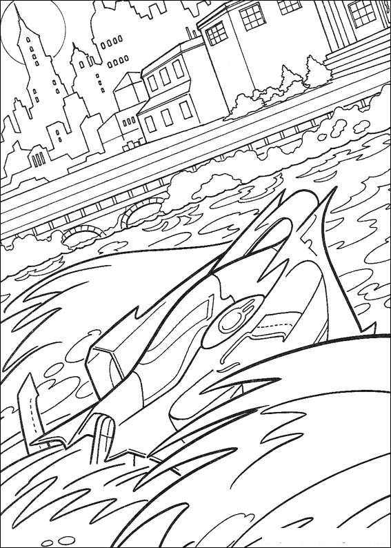 Batman 010 coloring page