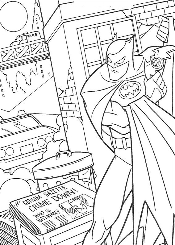 Batman 011 coloring page