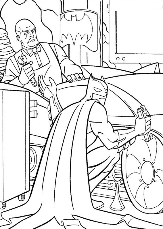 Batman 012 coloring page