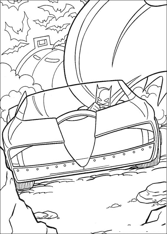 Batman 014 coloring page