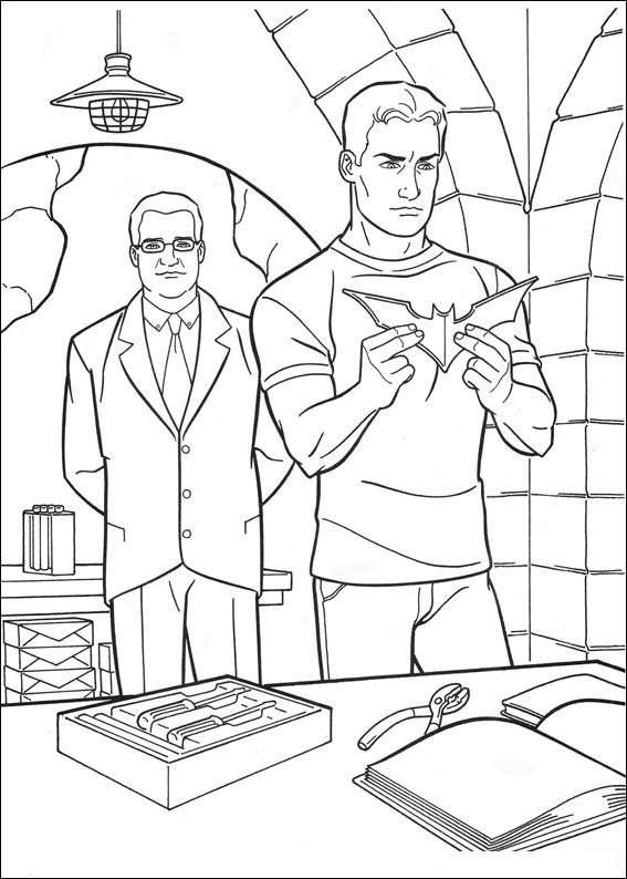 Batman 046 coloring page