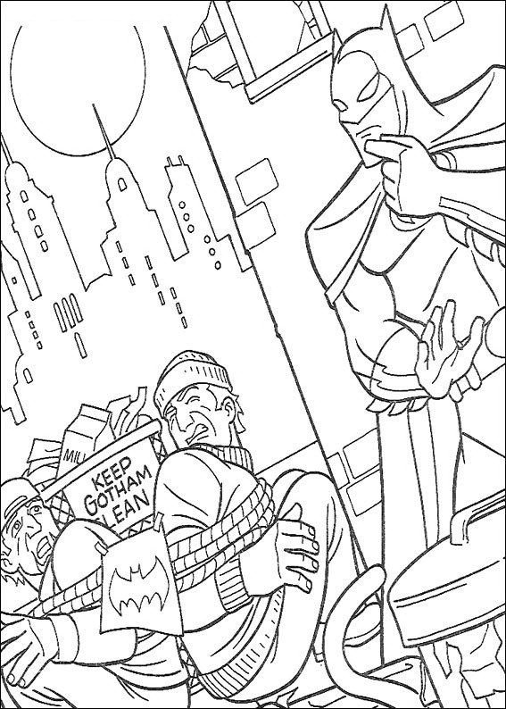 Batman 050 coloring page