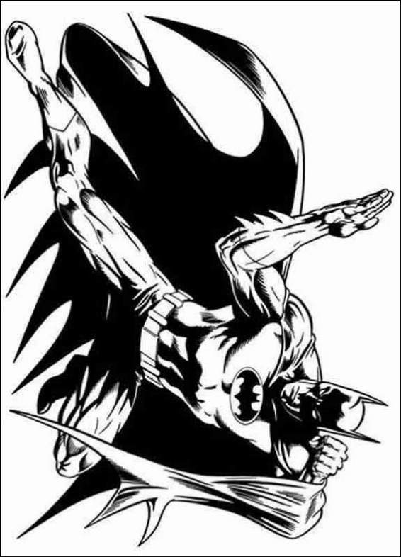 Batman 074 coloring page