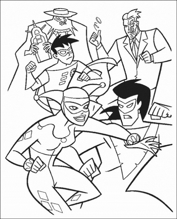 Batman 088 coloring page