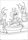 Bee Movie family coloring page