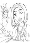 Bee Movie Vanessa and Barry coloring page