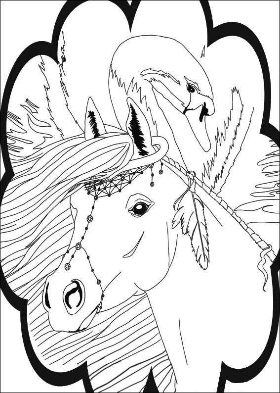 Bella Sara 3 coloring page