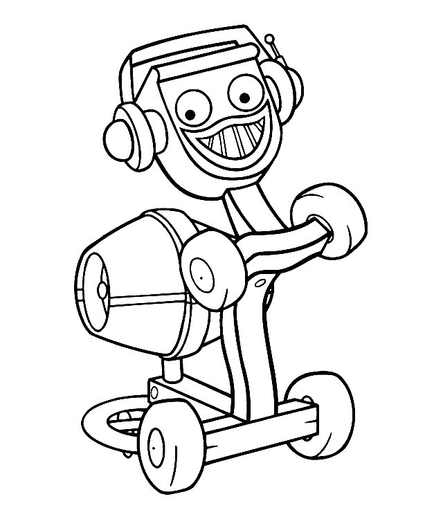 Bob the builder Dizzie coloring page