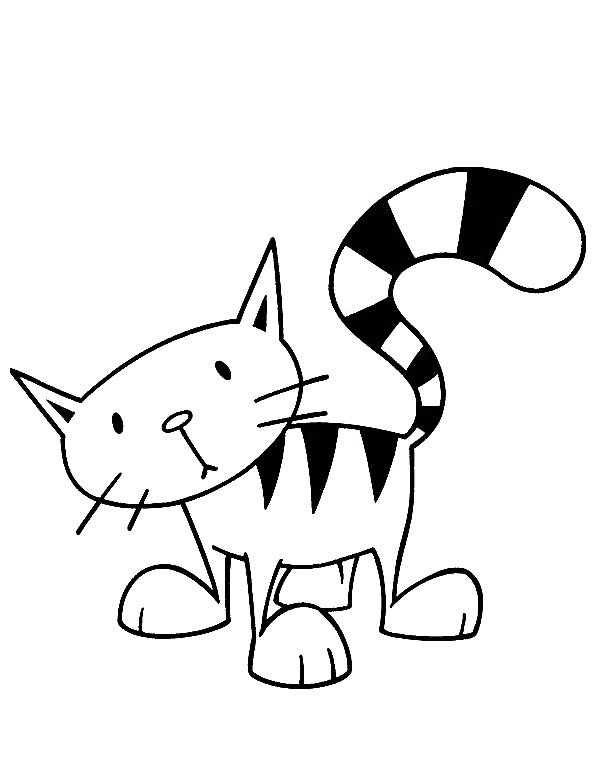 Bob the builder's cat Titus coloring page