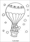 Care Bears ballon coloring page