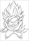 Dragon Ball Z 13 coloring page
