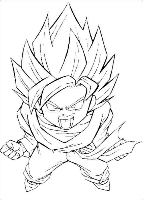 Dragon Ball Z 13 coloring page