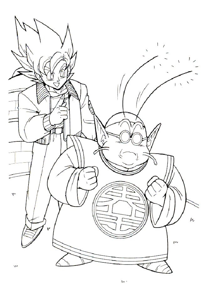 Dragon Ball Z 15 coloring page