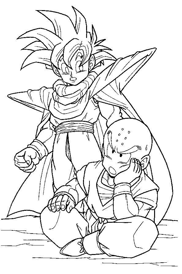 Dragon Ball Z 2 coloring page