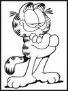 Garfield 2 coloring page