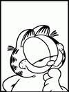 Garfield coloring page