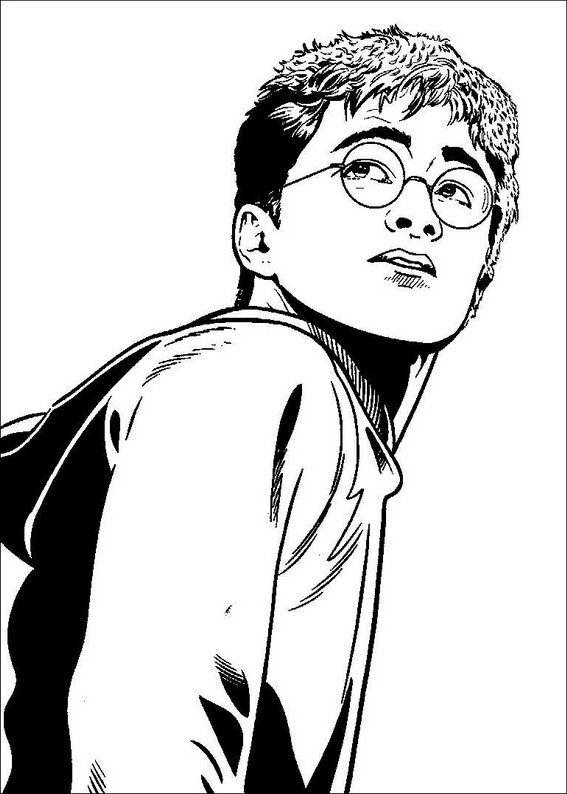 Harry Potter 001 coloring page