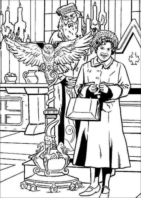 Harry Potter 007 coloring page