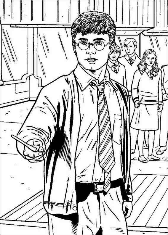 Harry Potter 011 coloring page