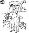 Jurassic Park dino coloring page