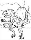 Jurassic Park dinosaur 2 coloring page