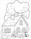 Little Red Riding Hood house coloring page
