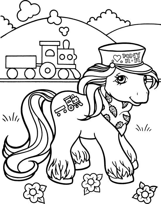 My Little Pony 4 coloring page