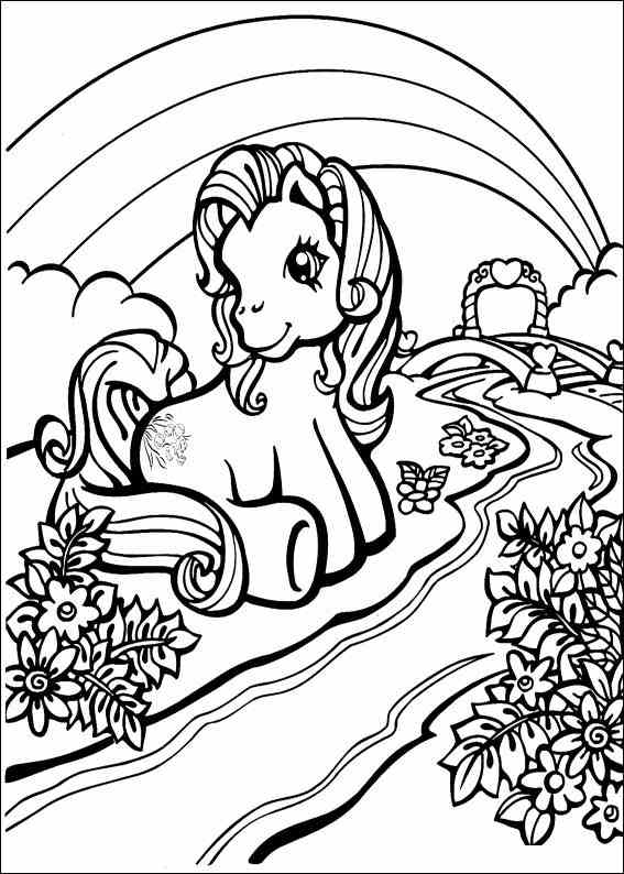 my little pony coloring pages. My Little Pony 5 coloring page