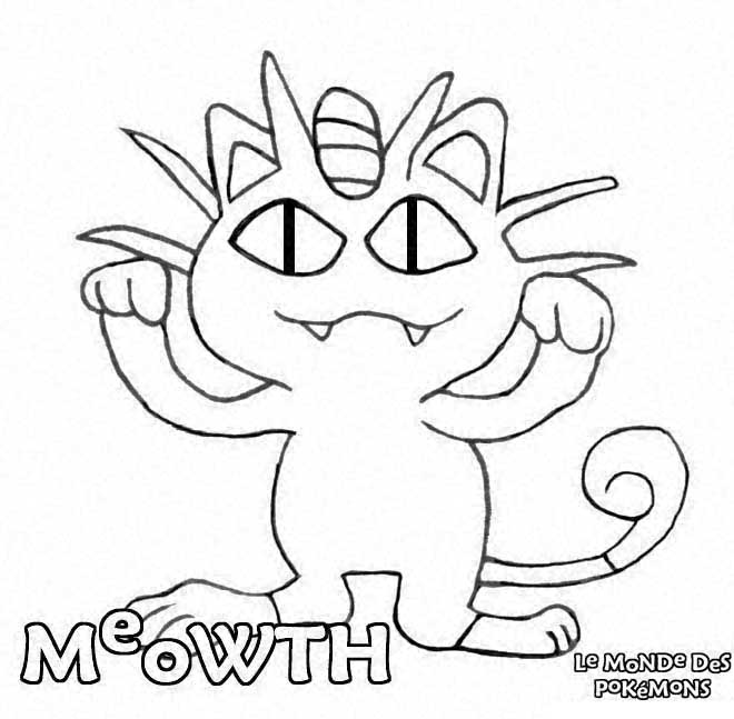 Pokemon 21 coloring page