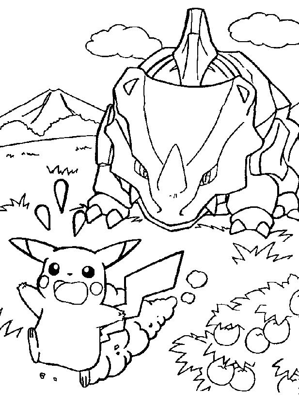 Pokemon 24 coloring page