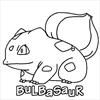 Pokemon Bulbasaur coloring page