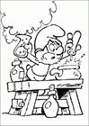 Papa Smurf coloring page