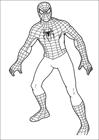 Spiderman 007 coloring page